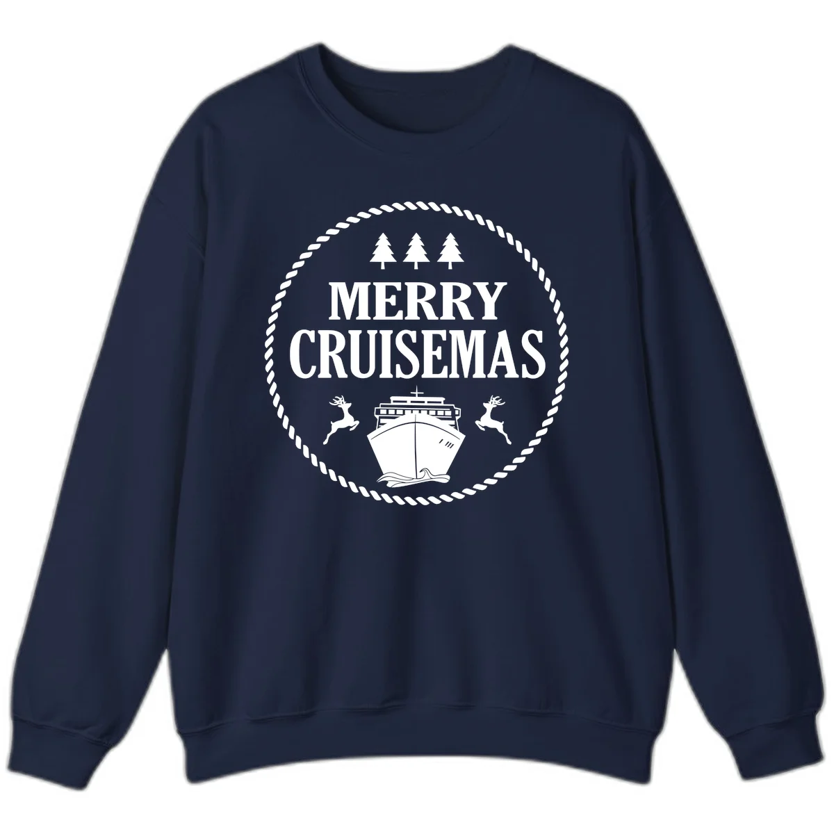 Merry Cruisemas Sweatshirt in Navy