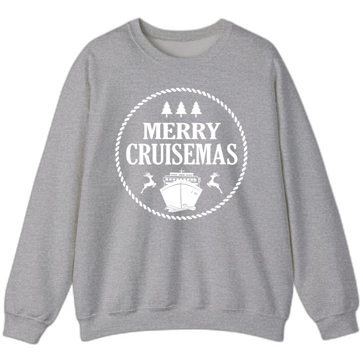 Merry Cruisemas Sweatshirt in Sport Grey