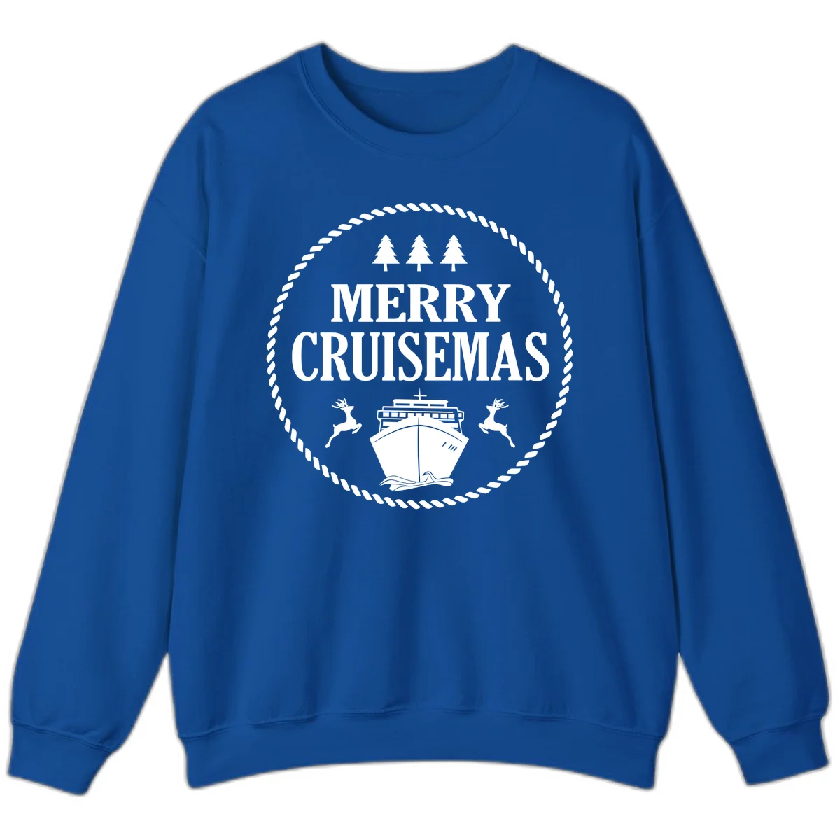 Merry Cruisemas Sweatshirt in Royal