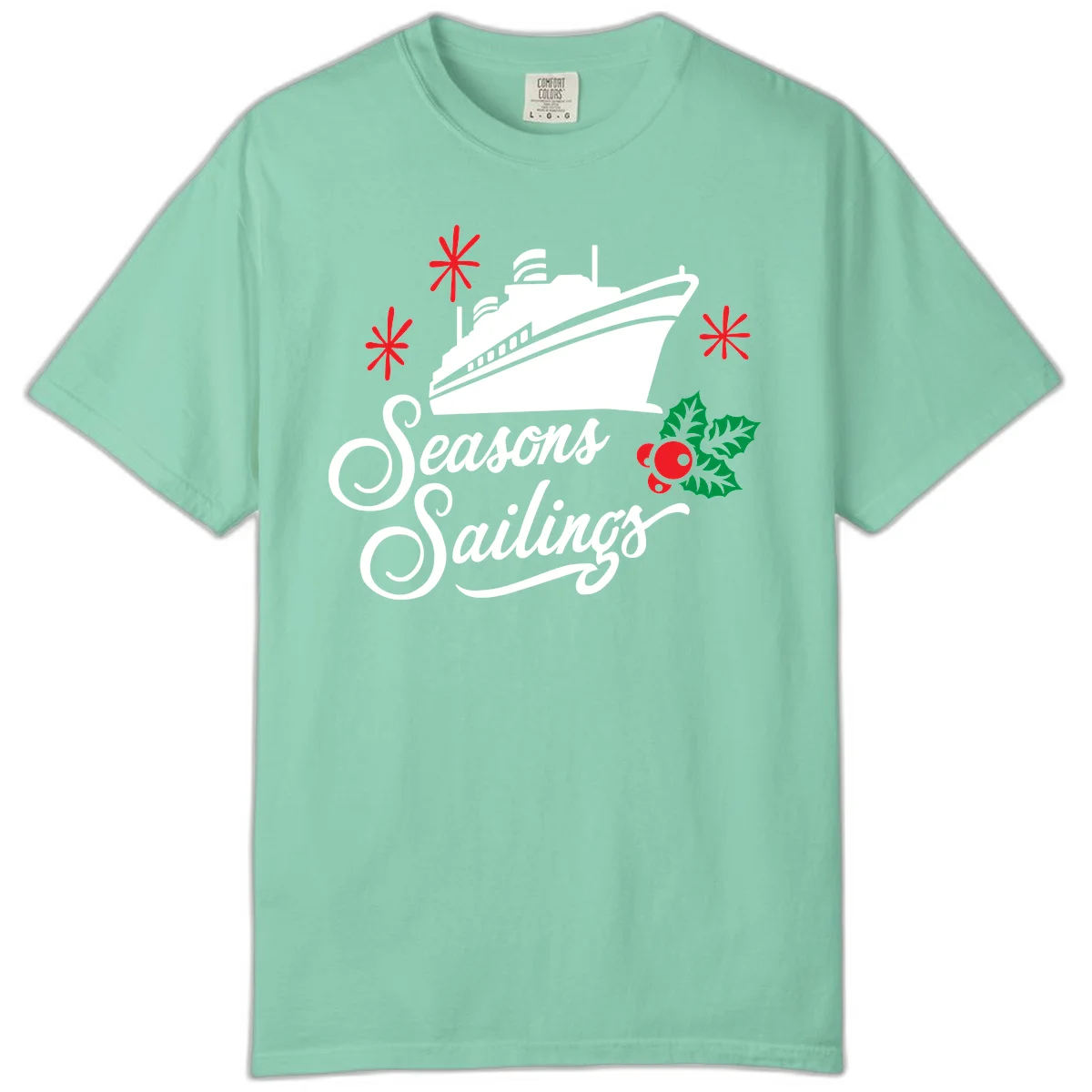 Seasons Sailings Cruise Holiday Comfort Color in Island Reef