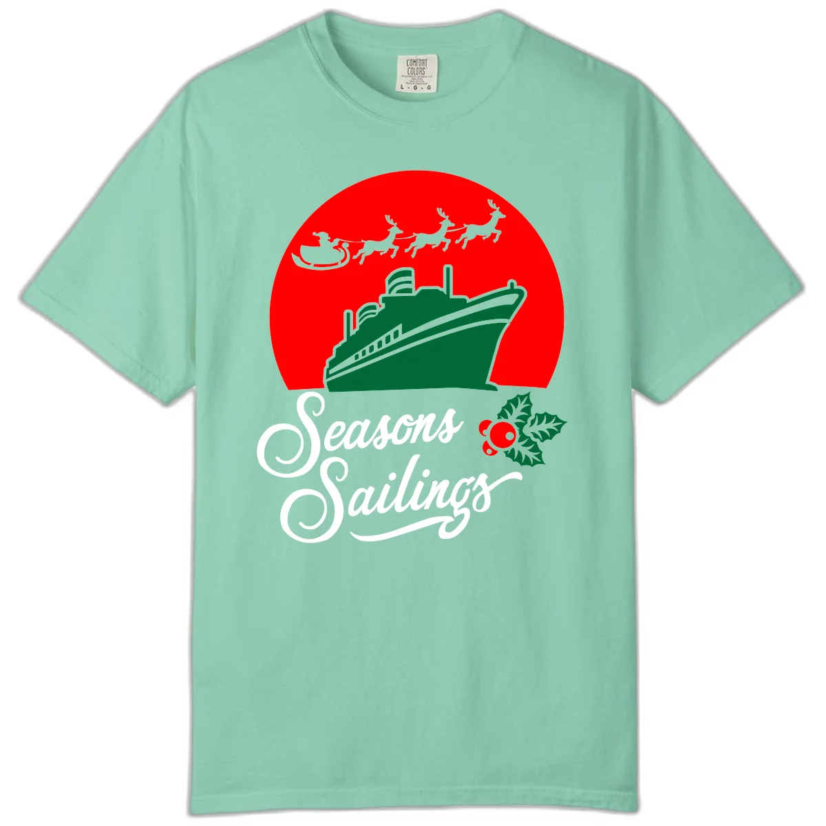 Seasons Sailings Cruise Ship Holiday Comfort Color in Island Reef