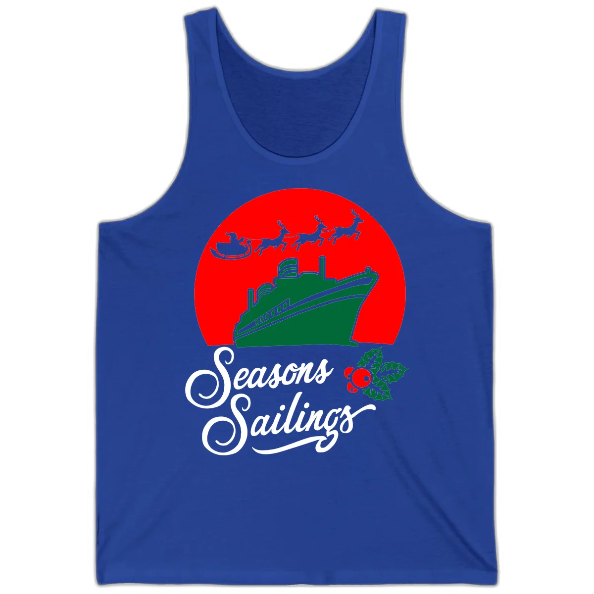 Seasons Sailings Cruise Ship Holiday Tank in True Royal