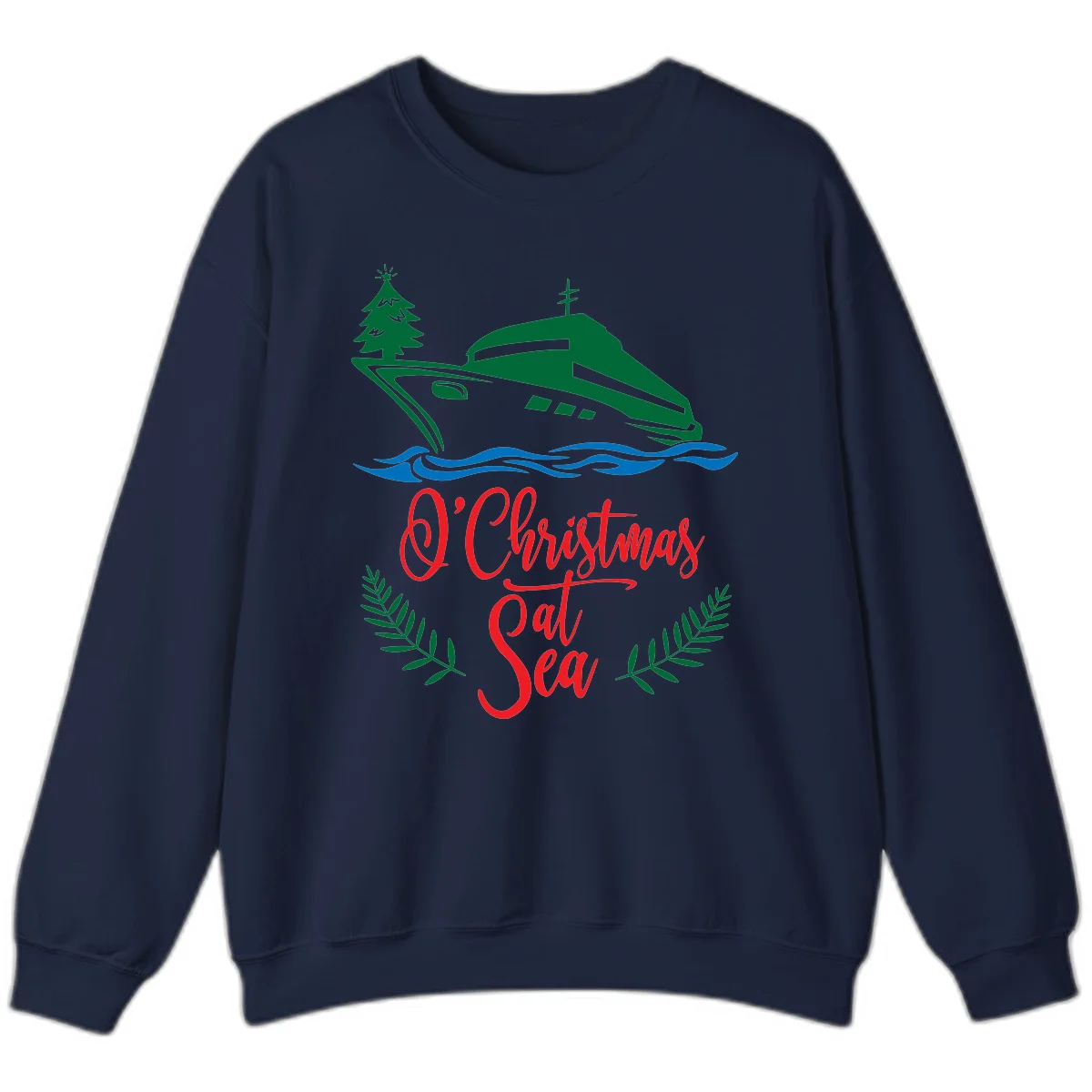 O Christmas At Sea Sweatshirt in Navy