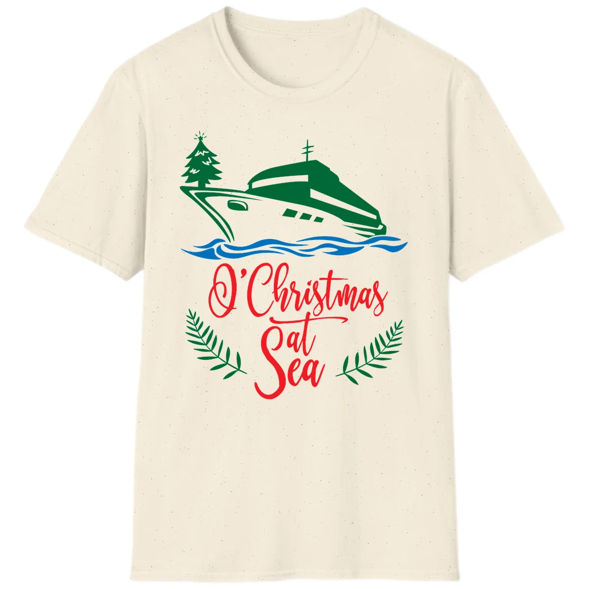 O Christmas At Sea T-Shirt in Natural