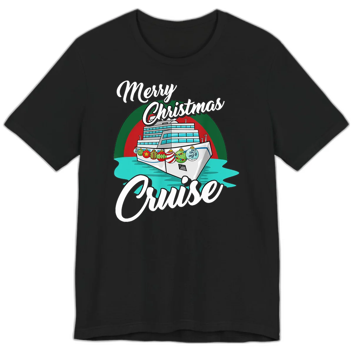 Merry Christmas Cruise Premium T-Shirt in Black