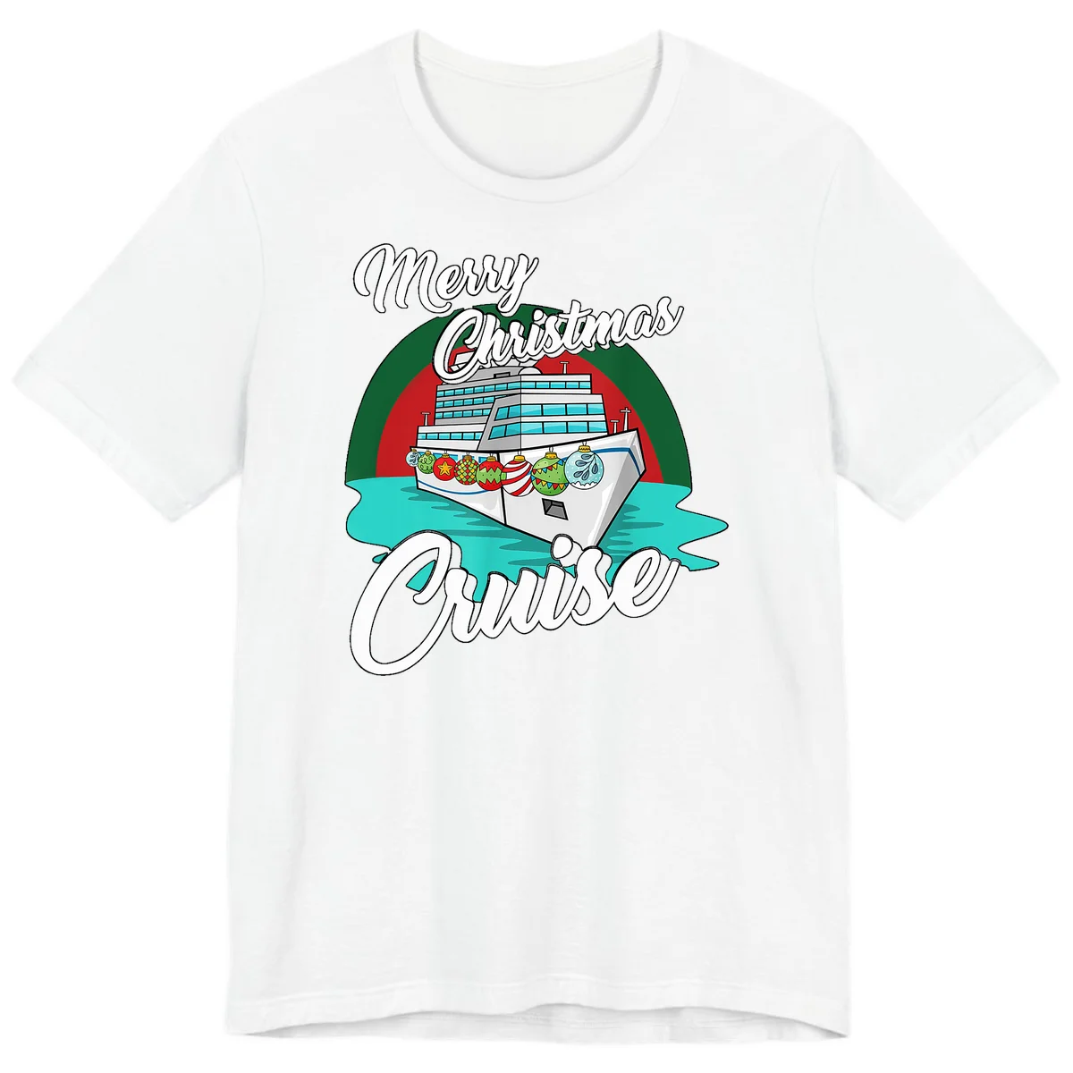 Merry Christmas Cruise Premium T-Shirt in White