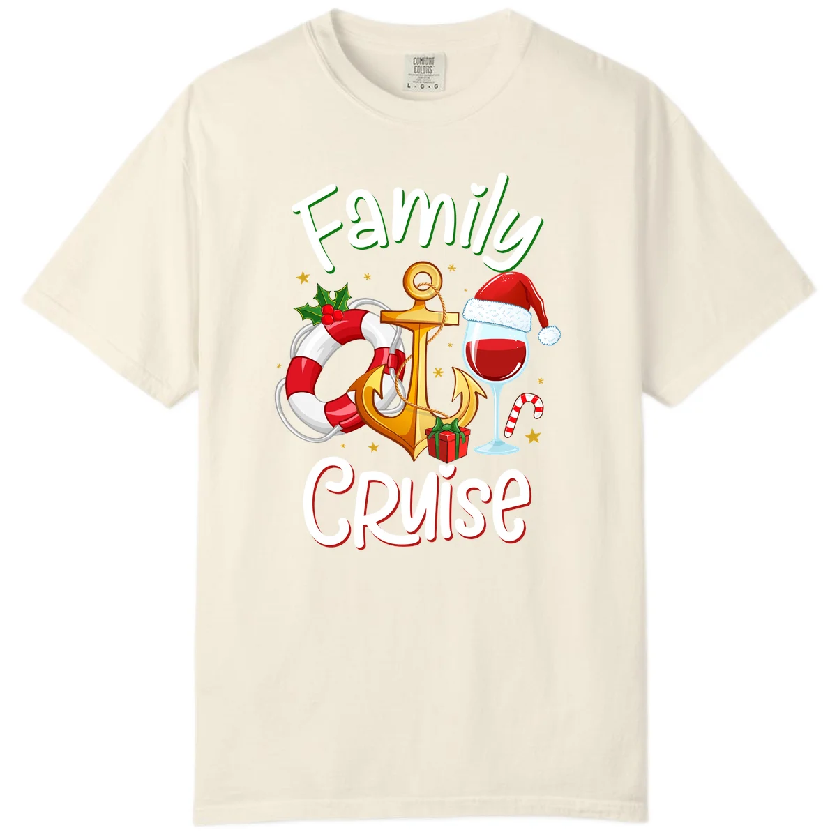 Family Cruise Nautical Holiday Comfort Color in Ivory