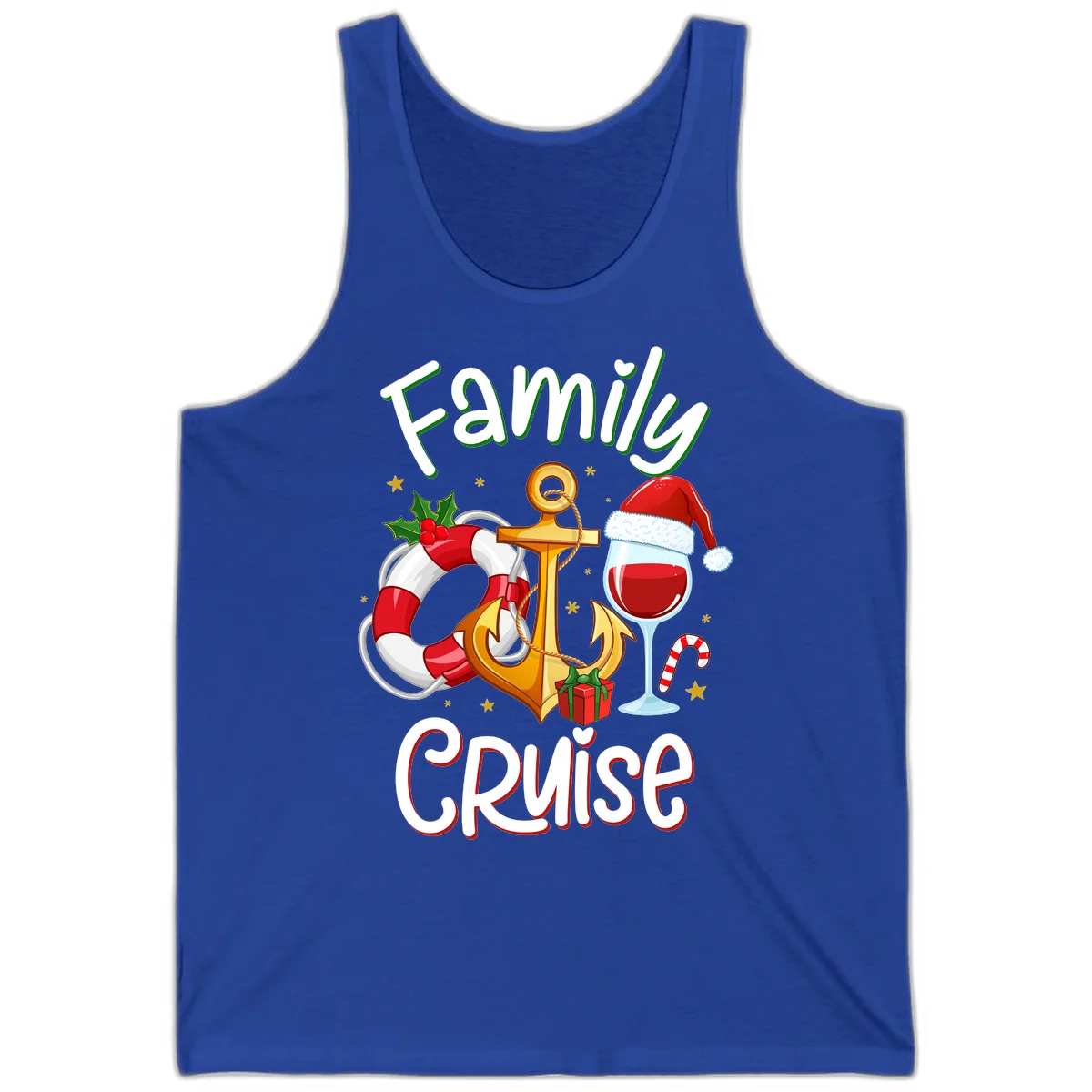Family Cruise Nautical Holiday Tank in True Royal