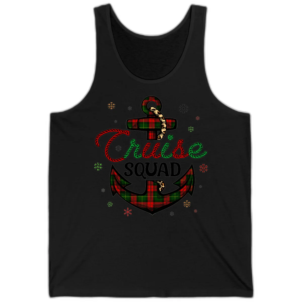 Cruise Squad Anchor Holiday Tank in Black