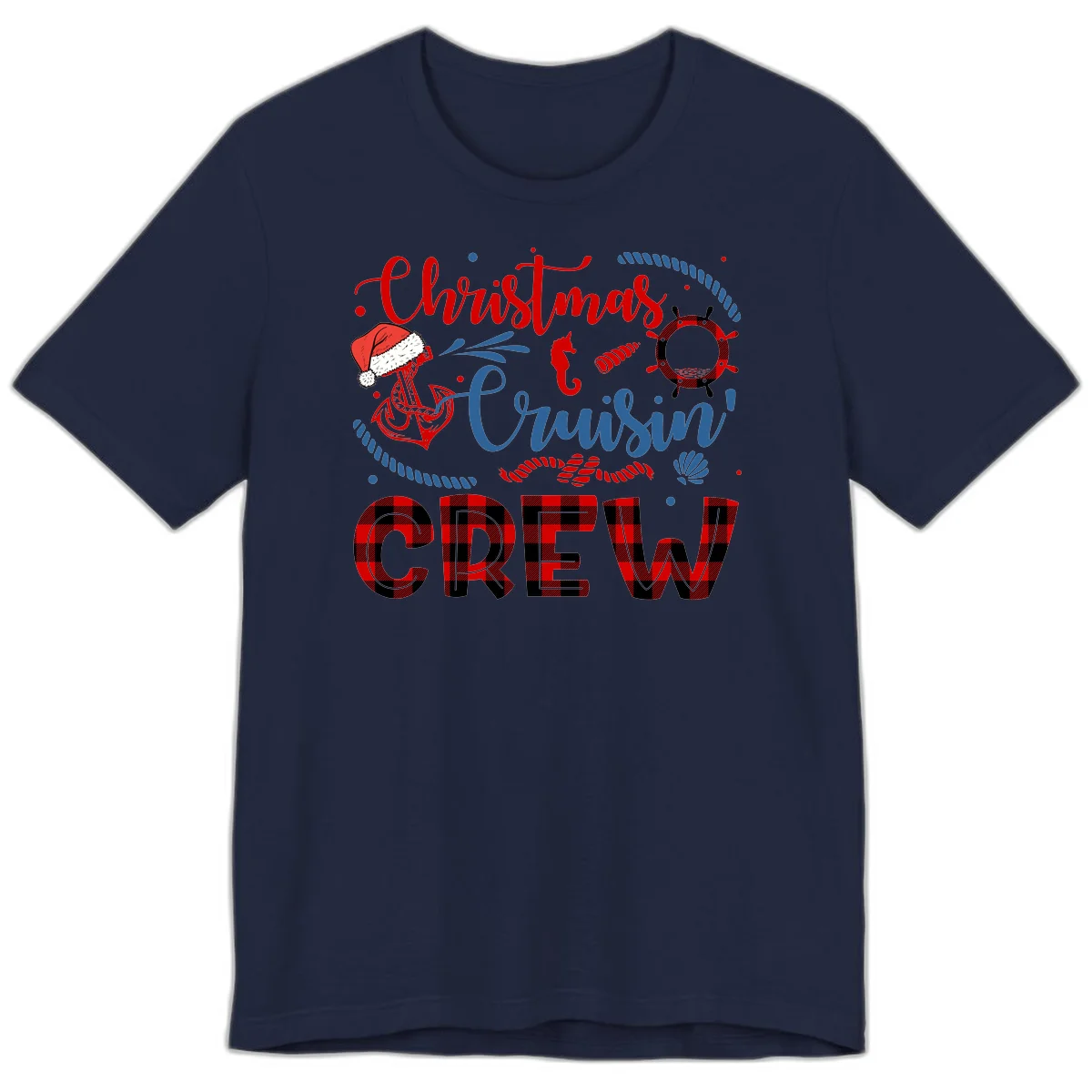 Christmas Cruisin' Cousin Crew Premium T-Shirt in Navy