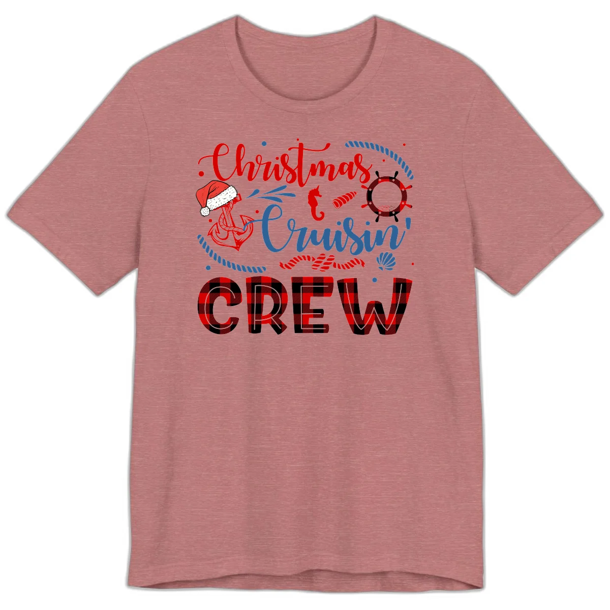 Christmas Cruisin' Cousin Crew Premium T-Shirt in Heather Mauve
