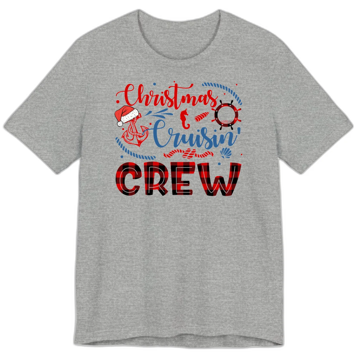 Christmas Cruisin' Cousin Crew Premium T-Shirt in Athletic Heather