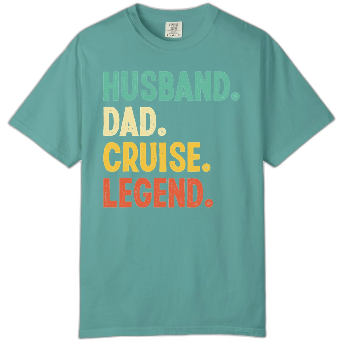 Husband Dad Cruise Legend Comfort Color in Seafoam