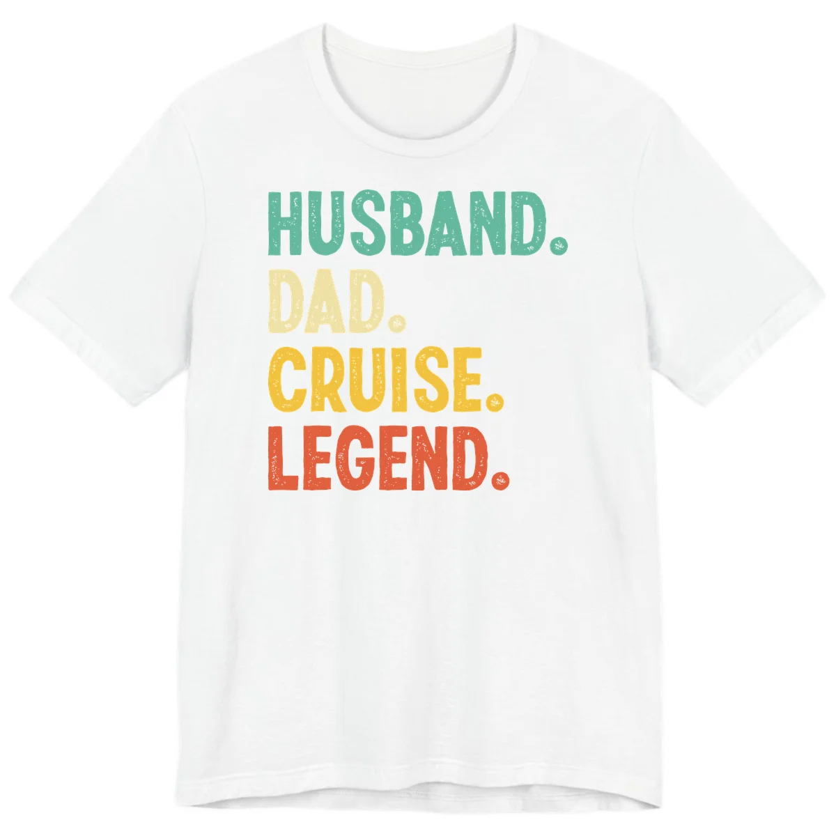 Husband Dad Cruise Legend Premium T-Shirt in White