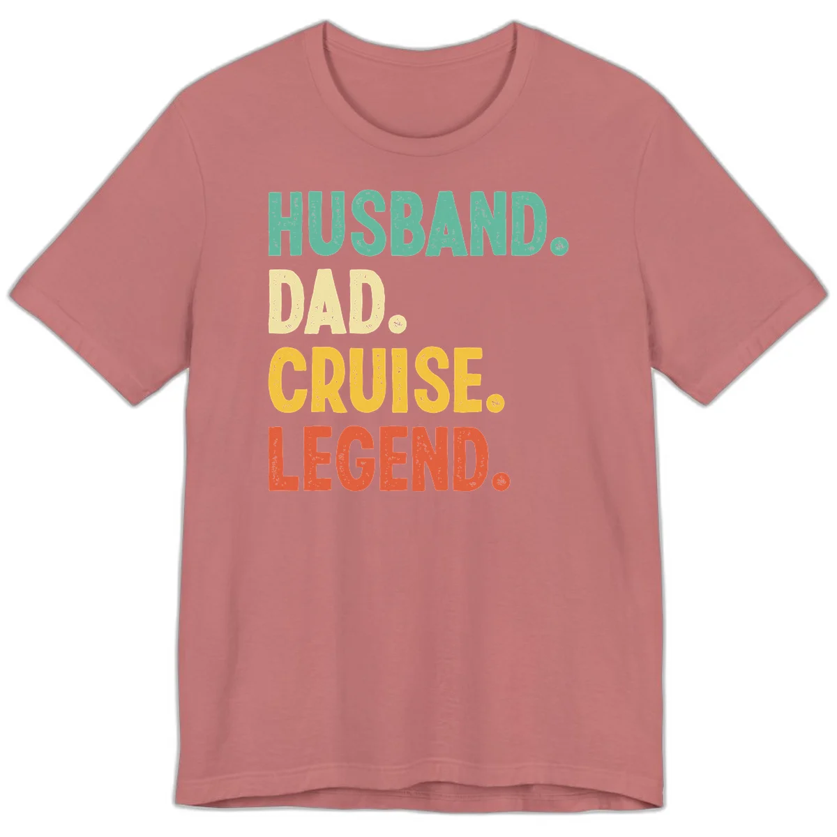 Husband Dad Cruise Legend Premium T-Shirt in Mauve