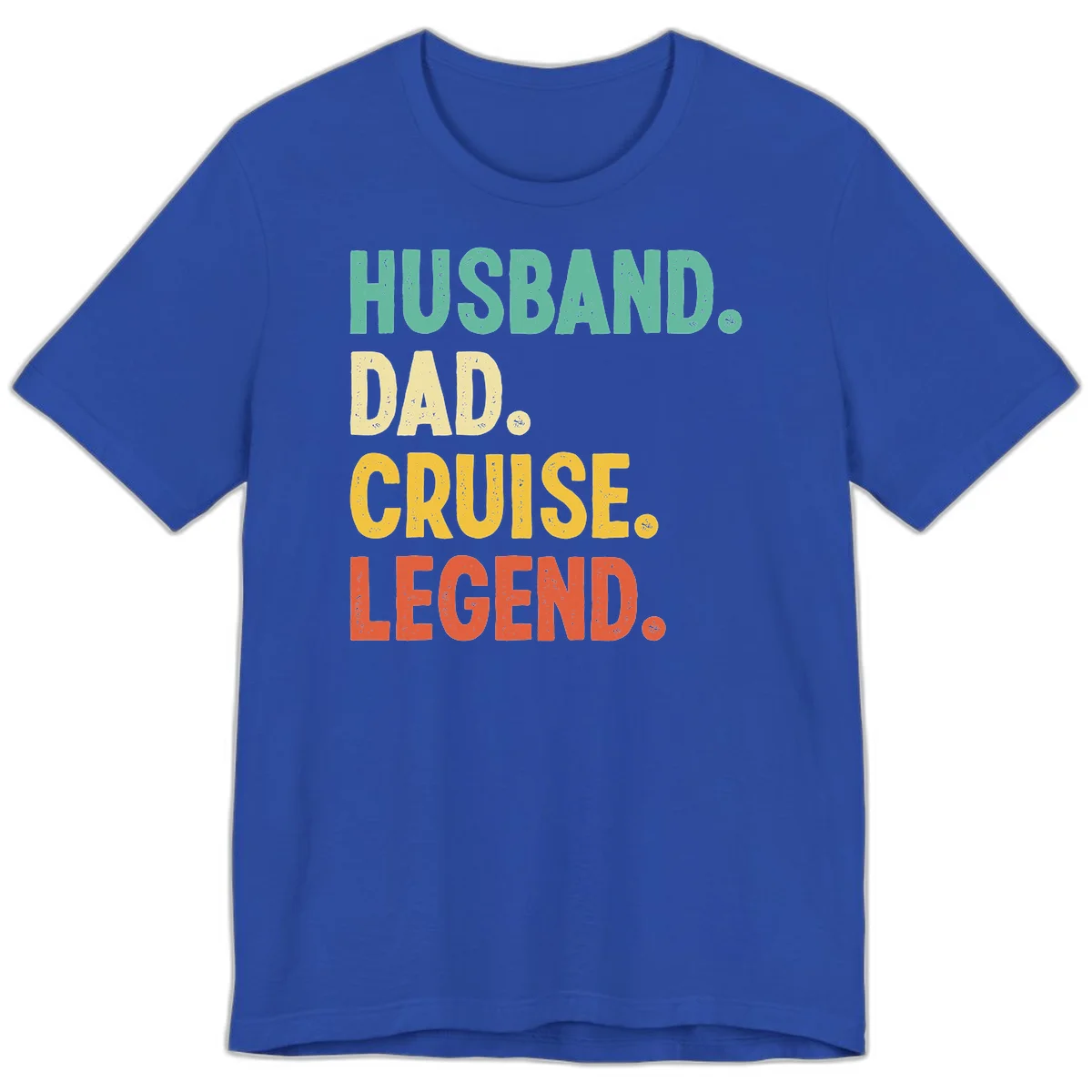 Husband Dad Cruise Legend Premium T-Shirt in True Royal
