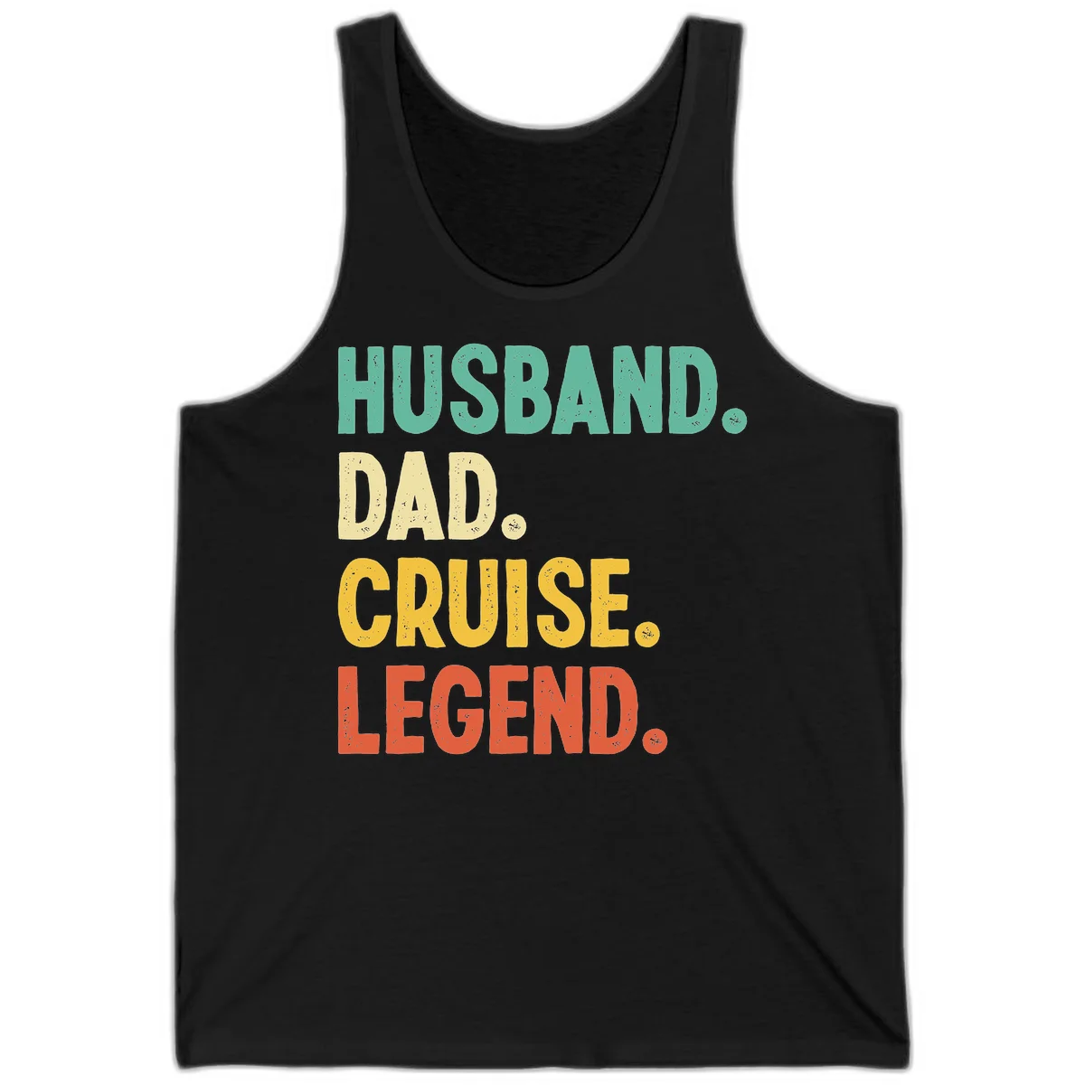 Husband Dad Cruise Legend Tank in Black