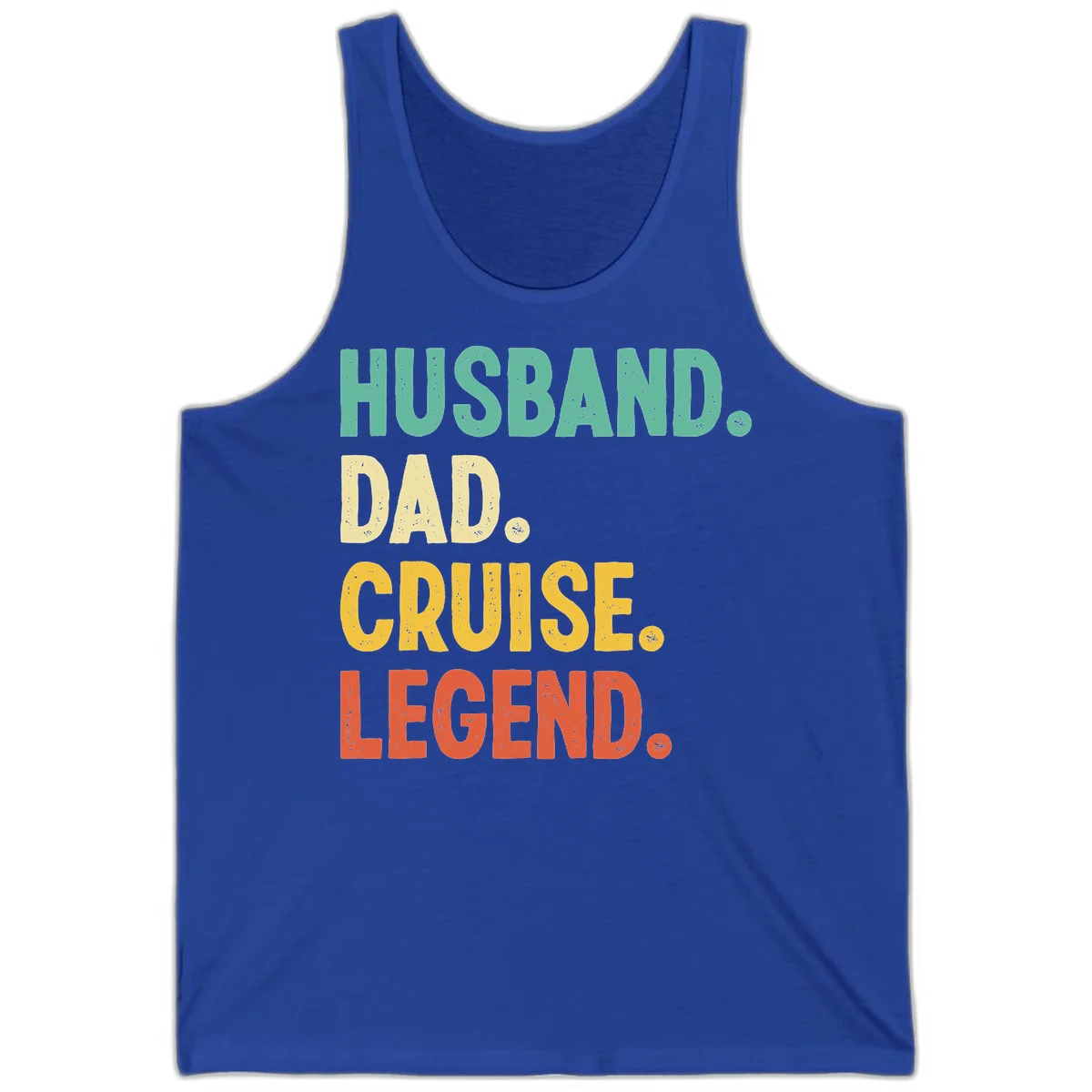 Husband Dad Cruise Legend Tank in True Royal