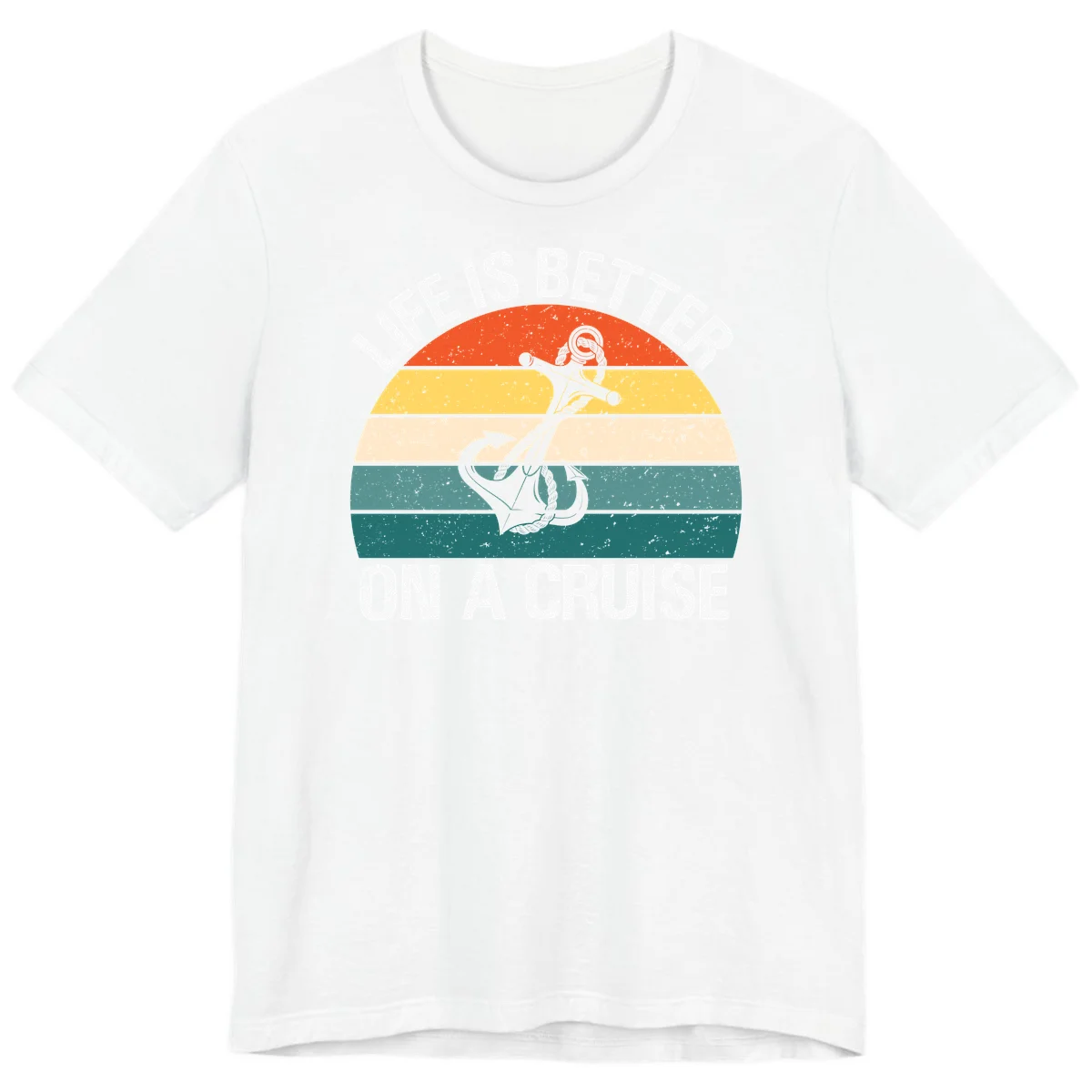 Life Is Better On A Cruise Premium T-Shirt in White