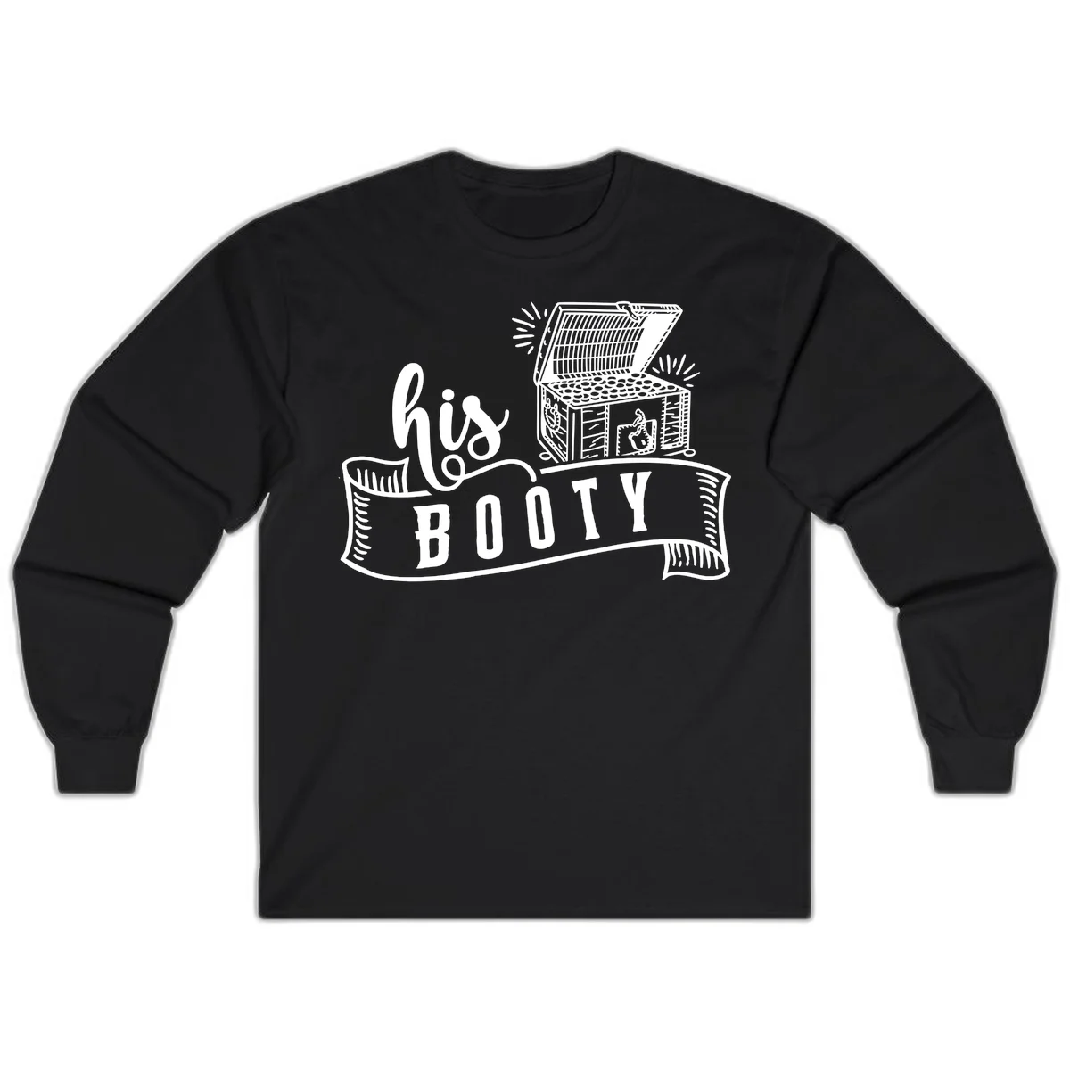 His and Hers Booty Cruise Long Sleeve in Black