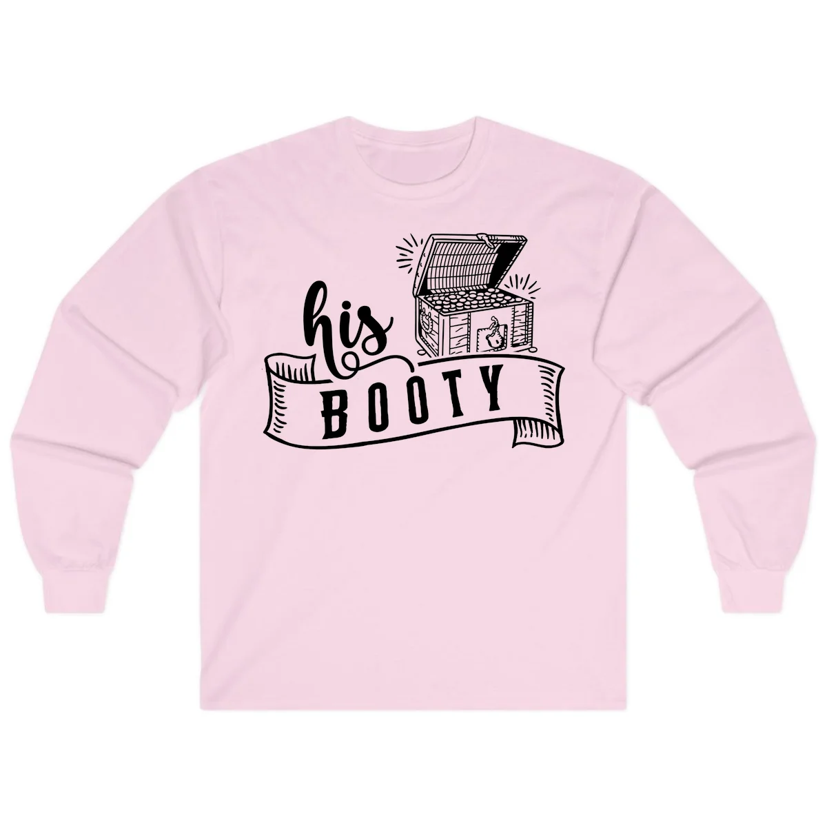 His and Hers Booty Cruise Long Sleeve in Light Pink