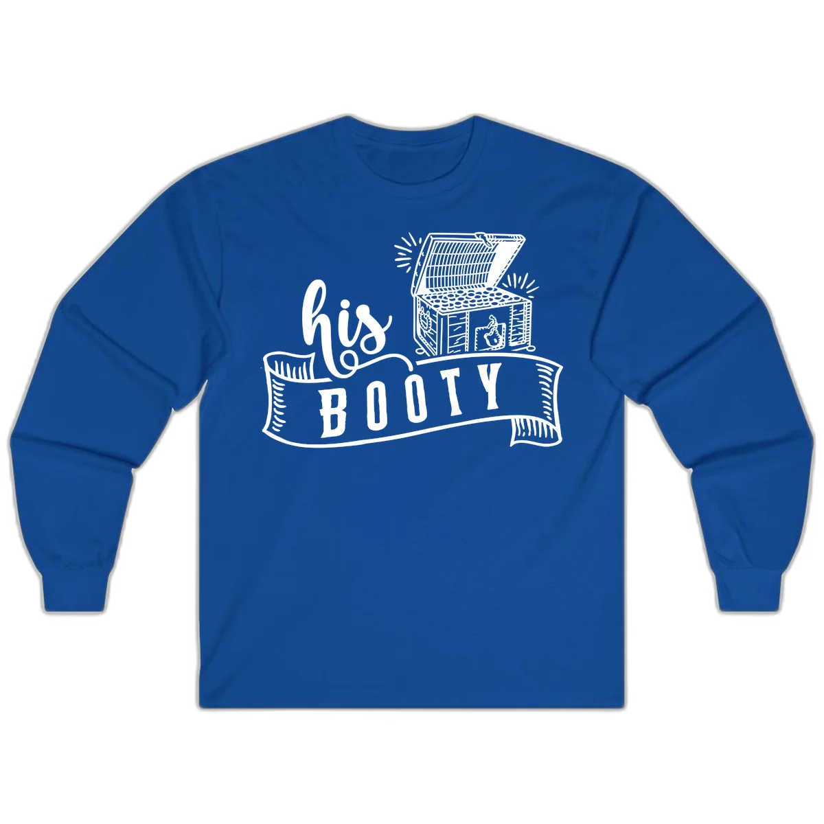 His and Hers Booty Cruise Long Sleeve in Royal