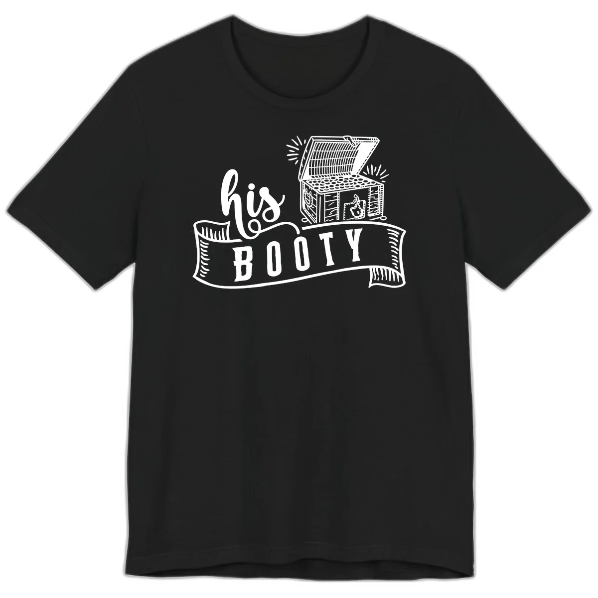 His and Hers Booty Cruise Premium T-Shirt in Black