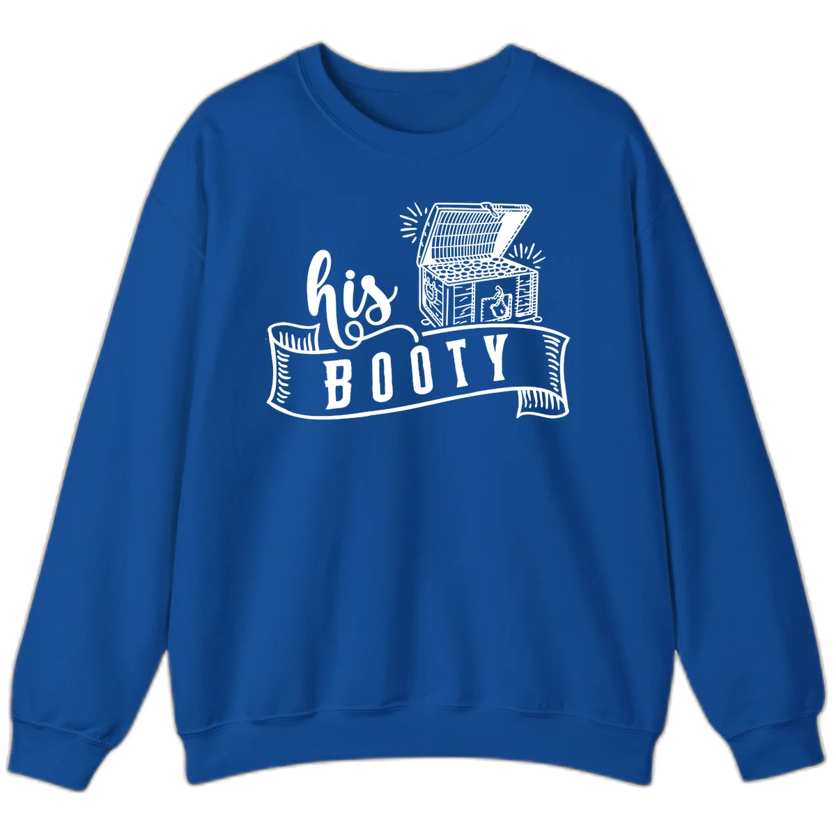 His and Hers Booty Cruise Sweatshirt in Royal
