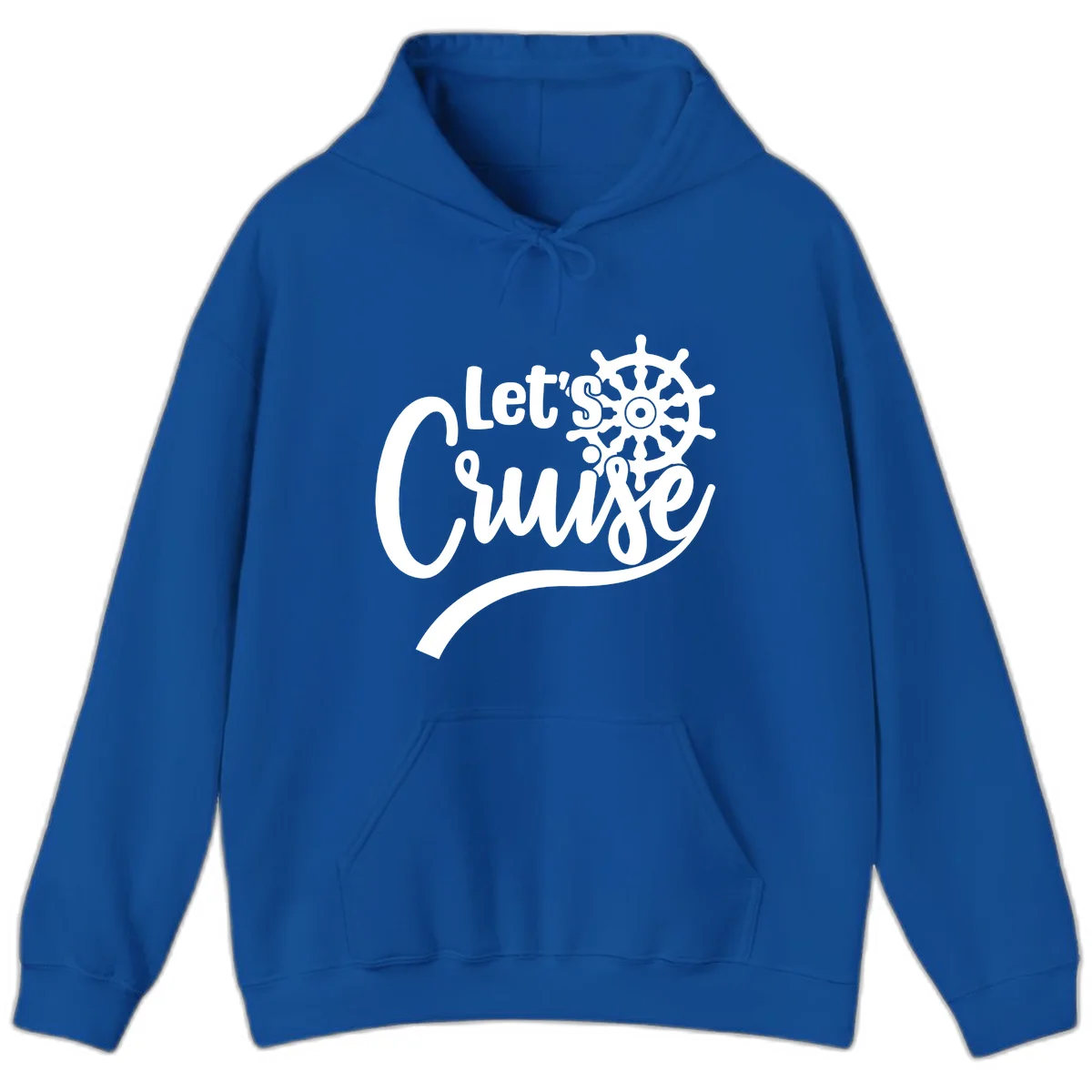 Let's So Swig Funny Cruise Pun Hoodie in Royal