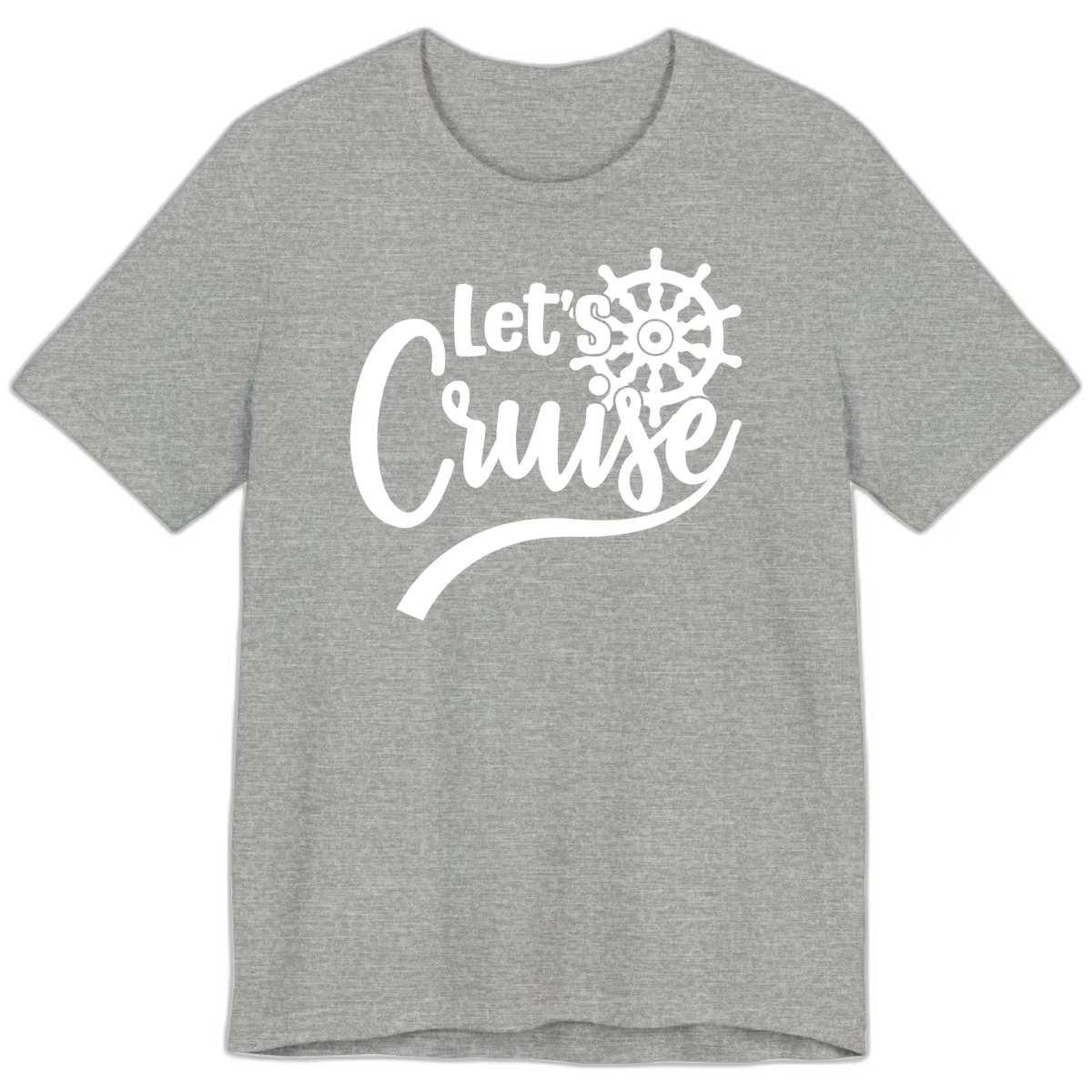 Let's So Swig Premium Cruise Pun T-Shirt in Athletic Heather