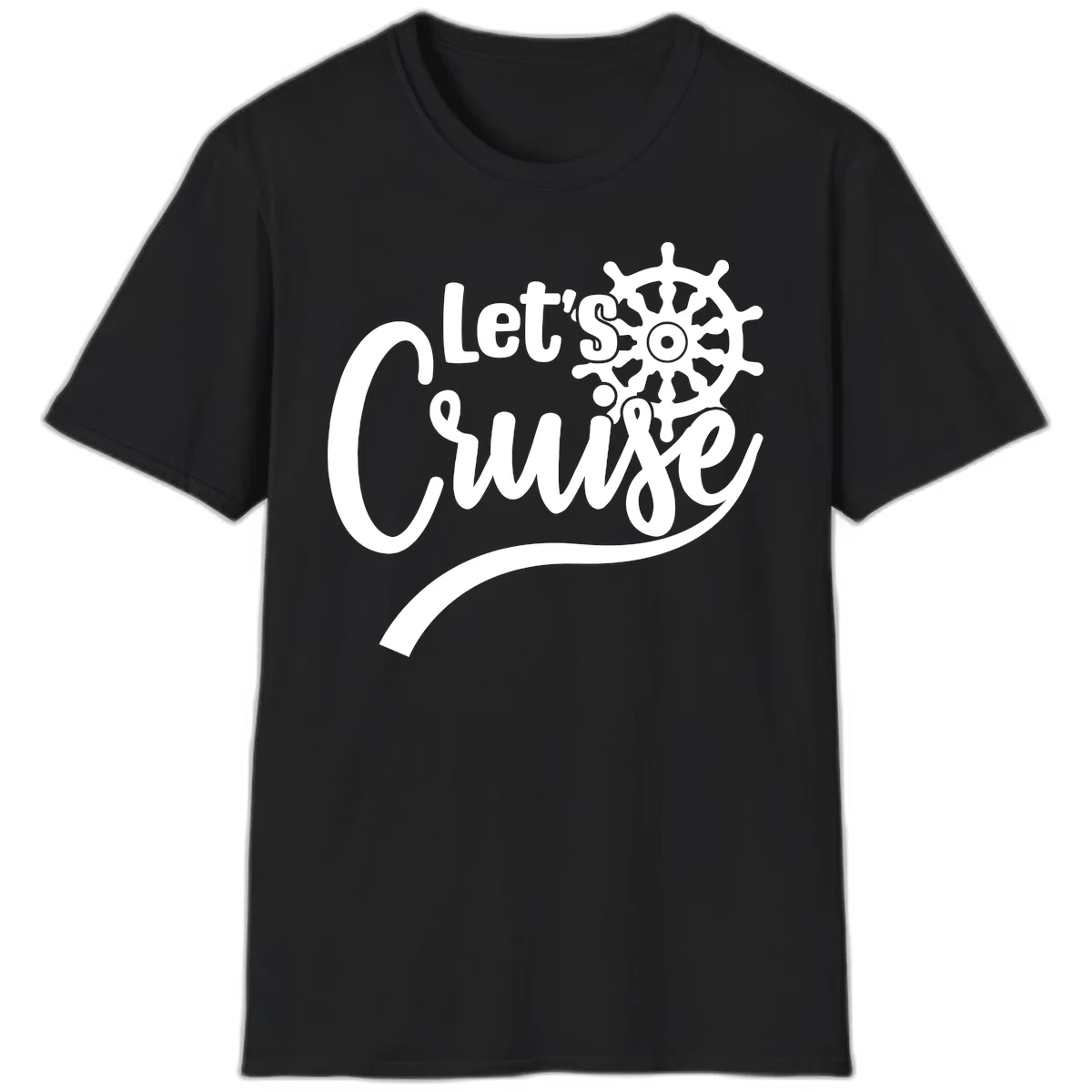 Let's So Swig Funny Cruise Pun T-Shirt in Black