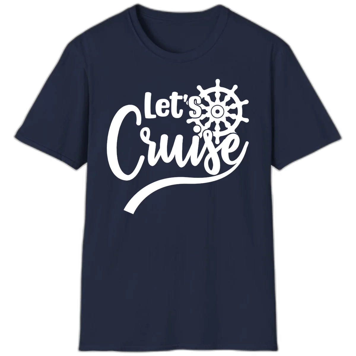 Let's So Swig Funny Cruise Pun T-Shirt in Navy