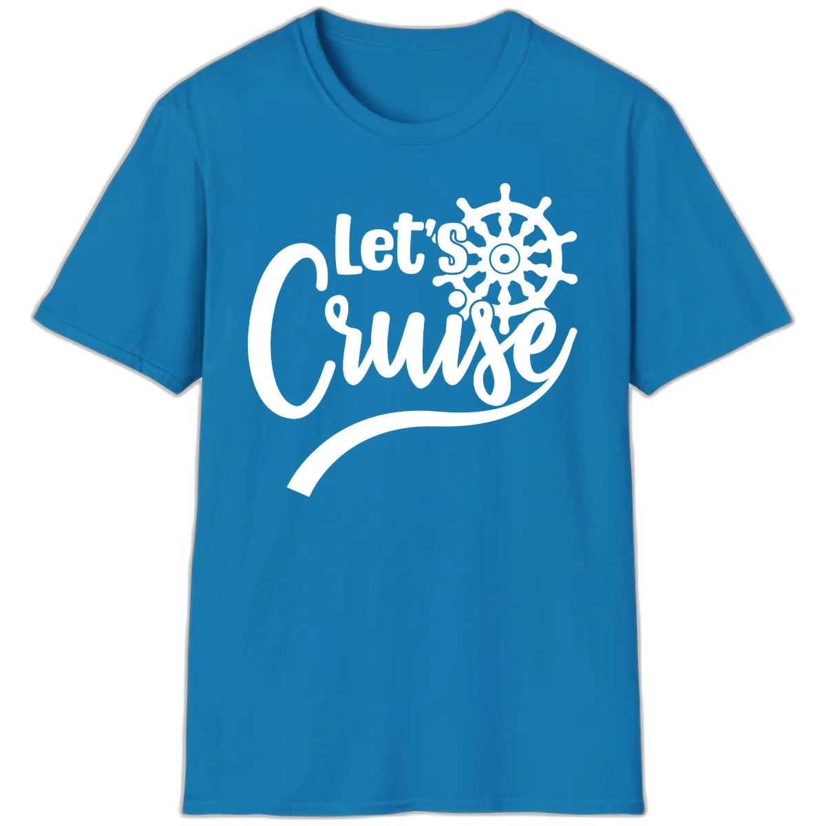 Let's So Swig Funny Cruise Pun T-Shirt in Sapphire