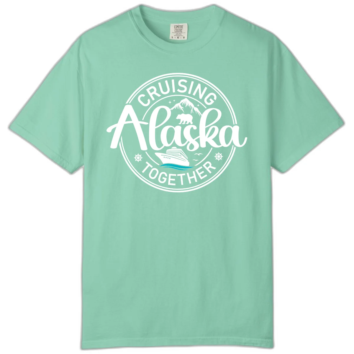 Cruising Alaska Together Comfort Color in Island Reef