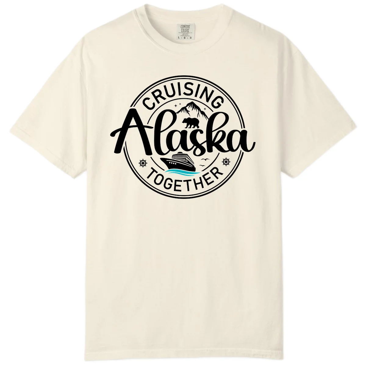 Cruising Alaska Together Comfort Color in Ivory
