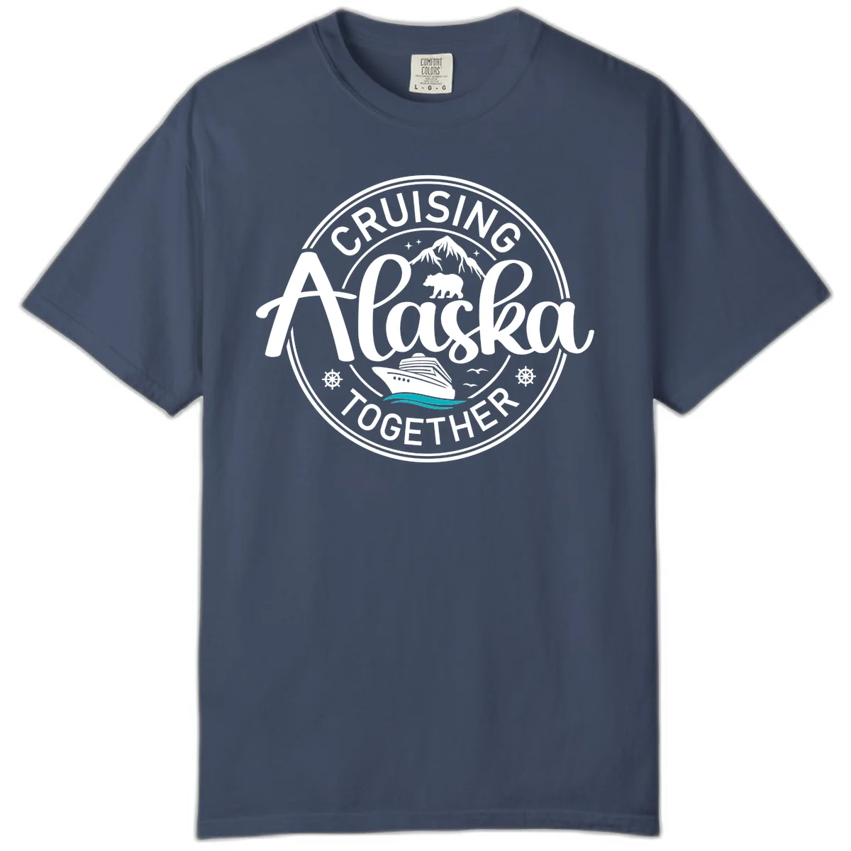 Cruising Alaska Together Comfort Color in Midnight