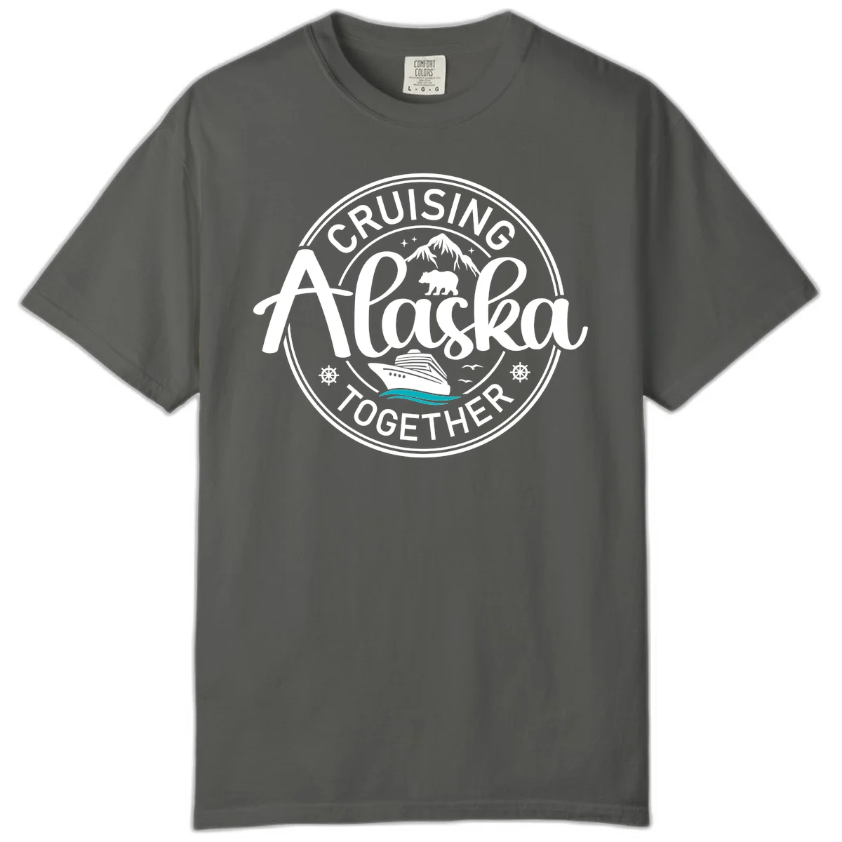Cruising Alaska Together Comfort Color in Pepper