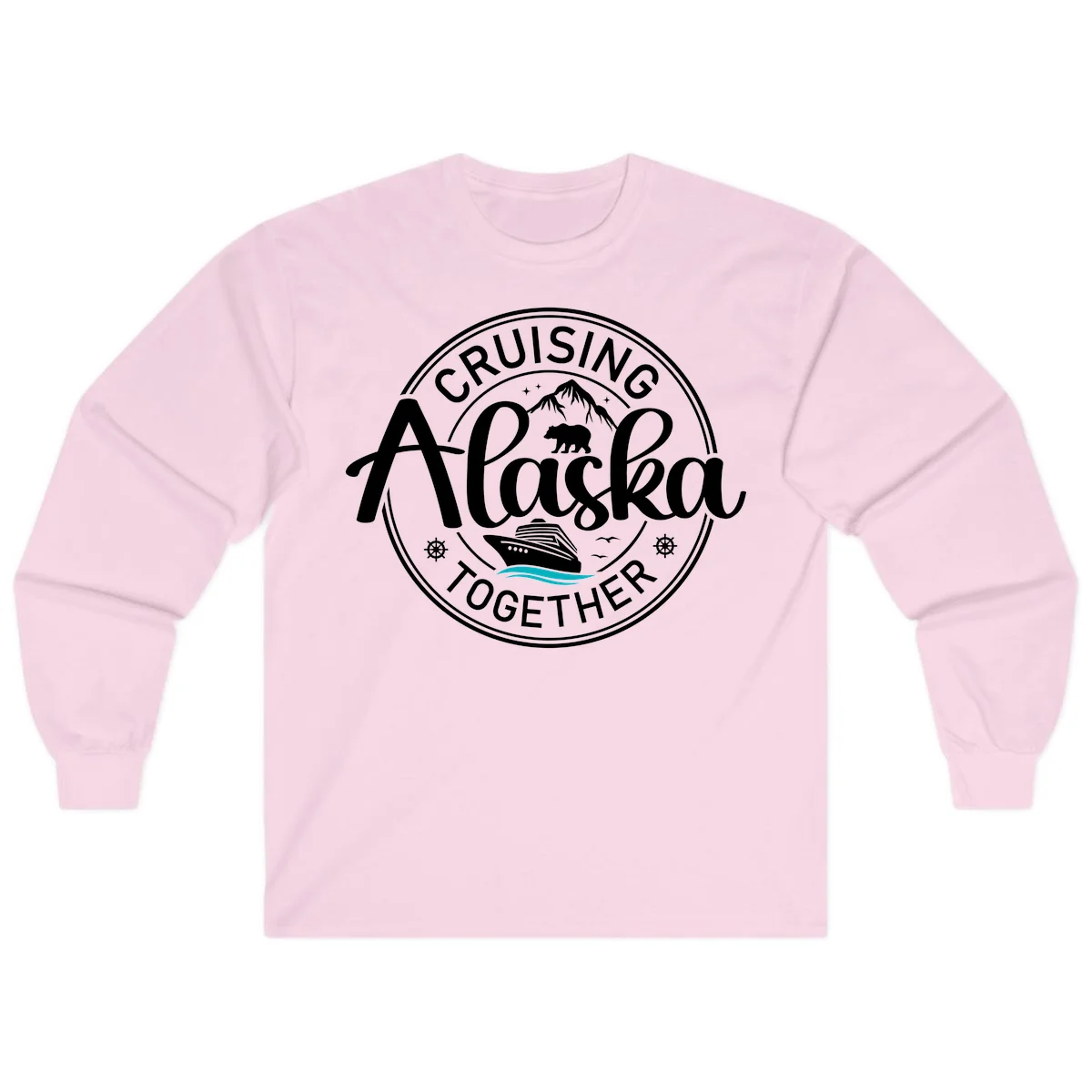 Cruising Alaska Together Long Sleeve in Light Pink