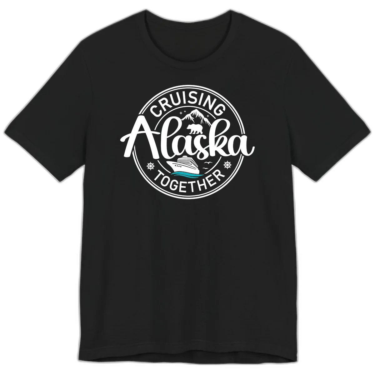 Cruising Alaska Together Premium T-Shirt in Black