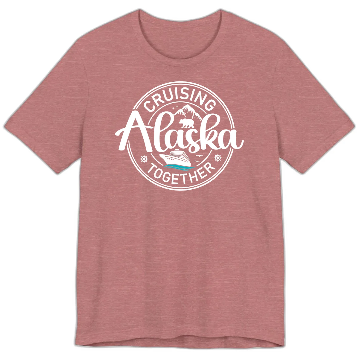 Cruising Alaska Together Premium T-Shirt in Heather Mauve