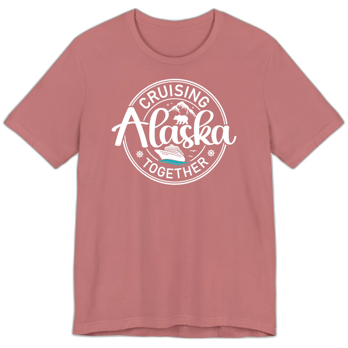 Cruising Alaska Together Premium T-Shirt in Mauve