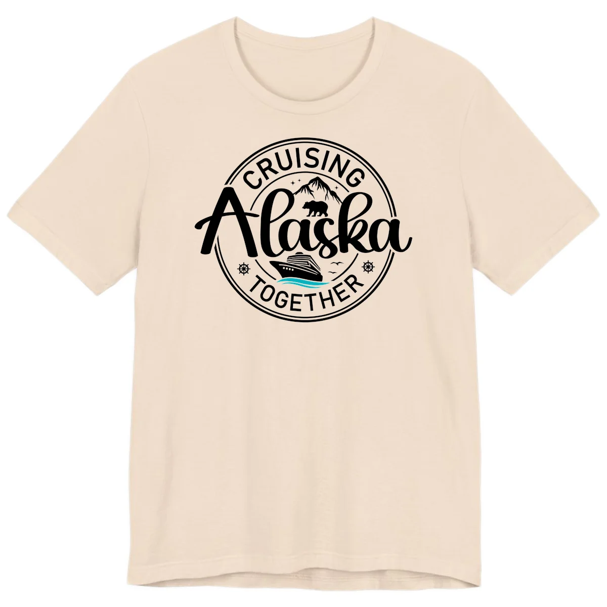 Cruising Alaska Together Premium T-Shirt in Soft Cream