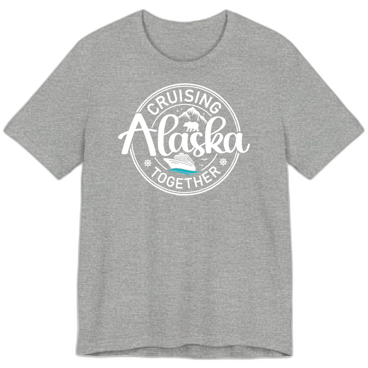 Cruising Alaska Together Premium T-Shirt in Athletic Heather