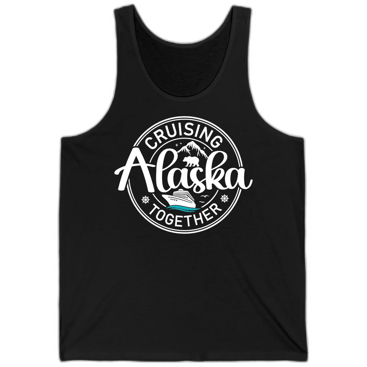 Cruising Alaska Together Tank in Black