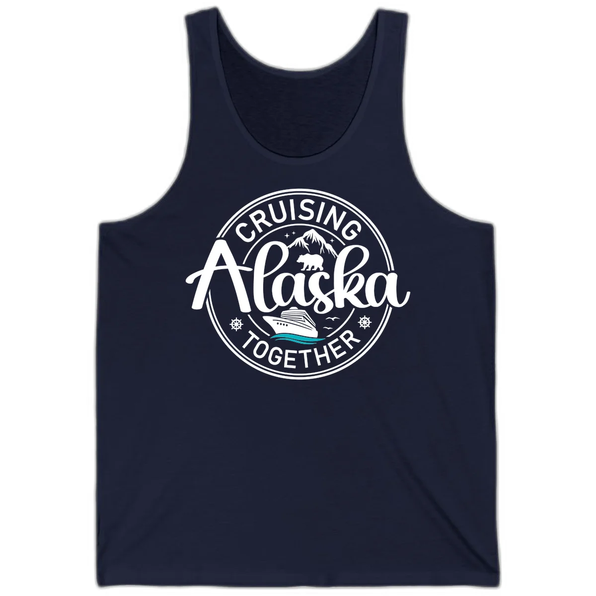 Cruising Alaska Together Tank in Navy
