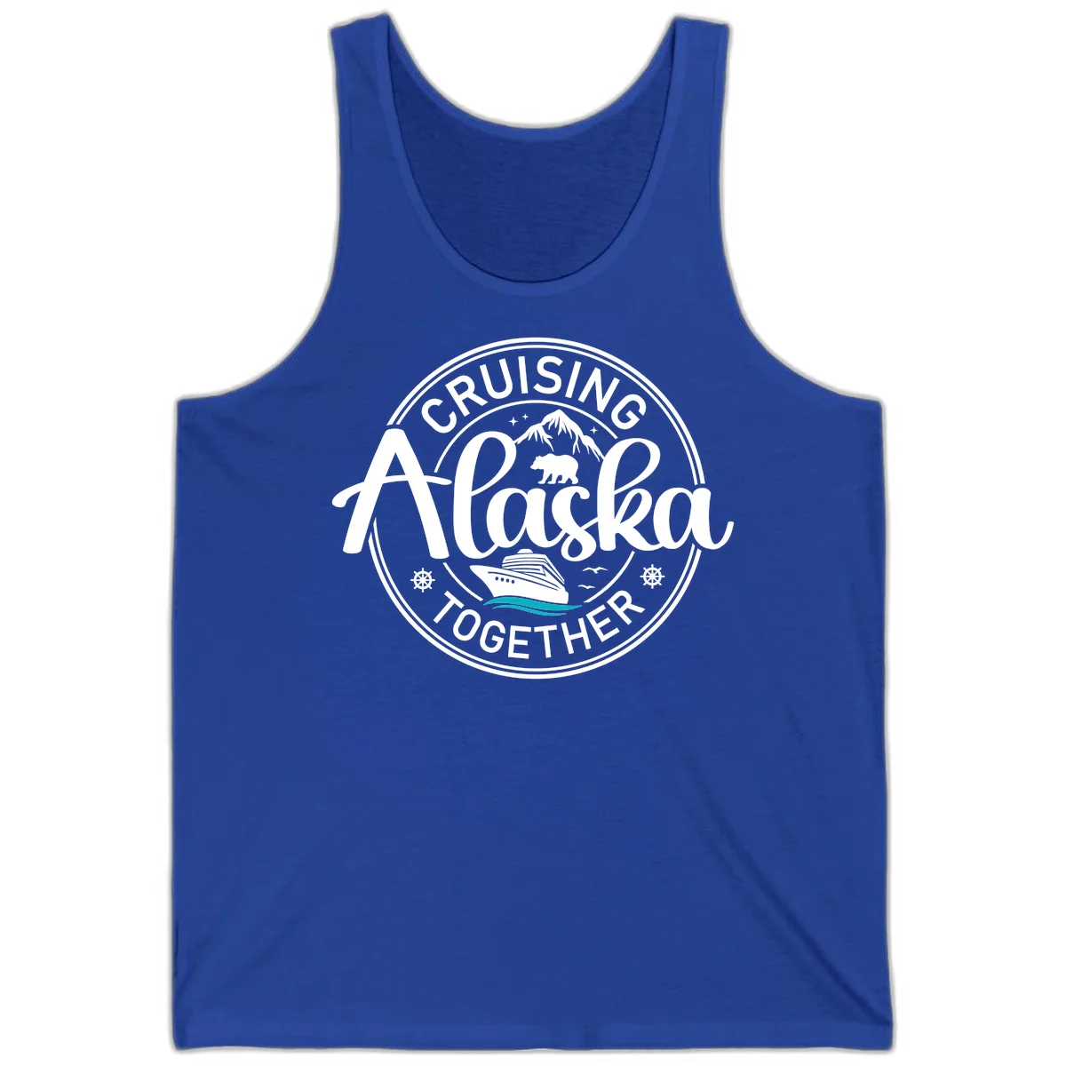 Cruising Alaska Together Tank in True Royal