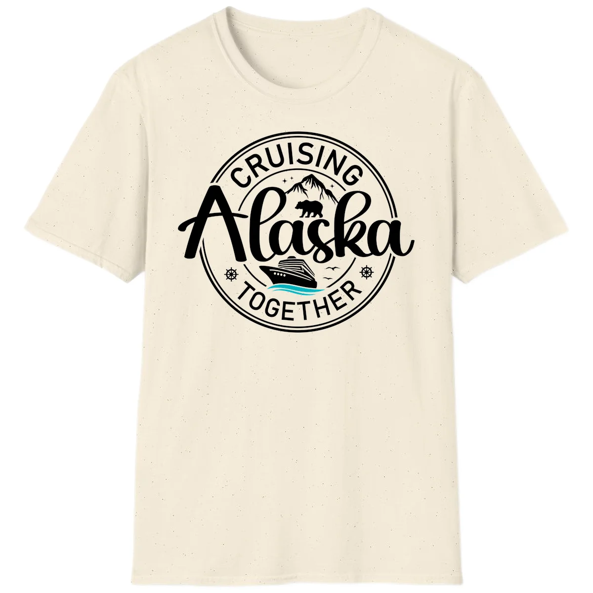 Cruising Alaska Together T-Shirt in Natural