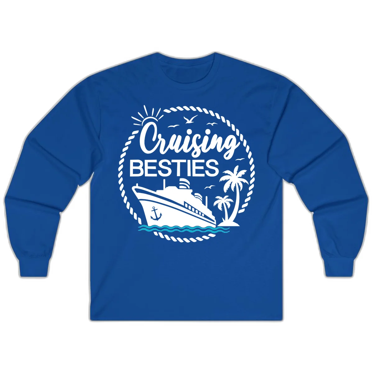 Cruising Besties Long Sleeve in Royal