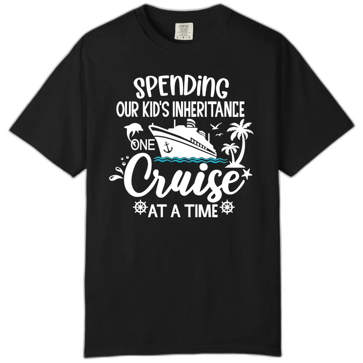 One Cruise At A Time Inheritance Comfort Color in Black
