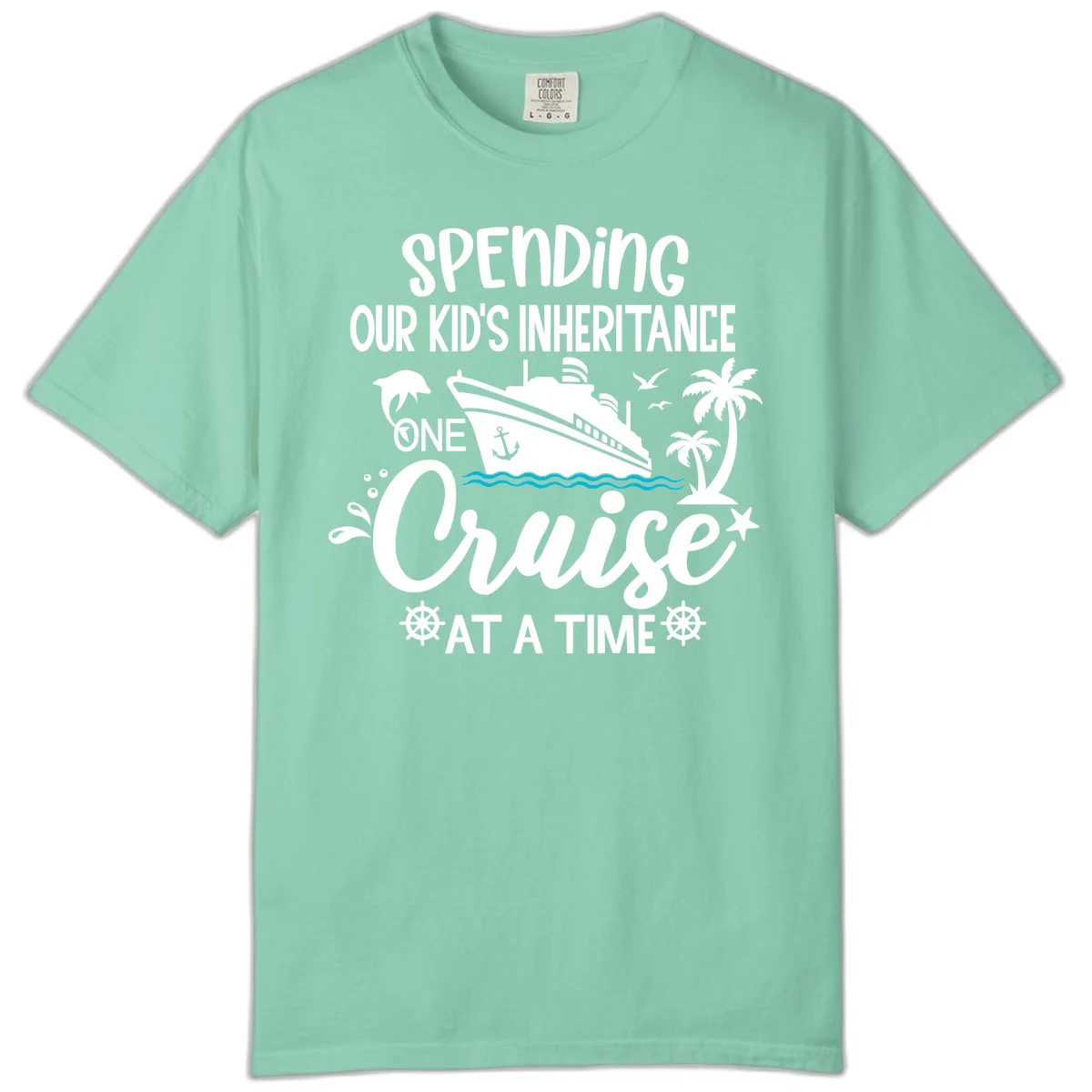 One Cruise At A Time Inheritance Comfort Color in Island Reef